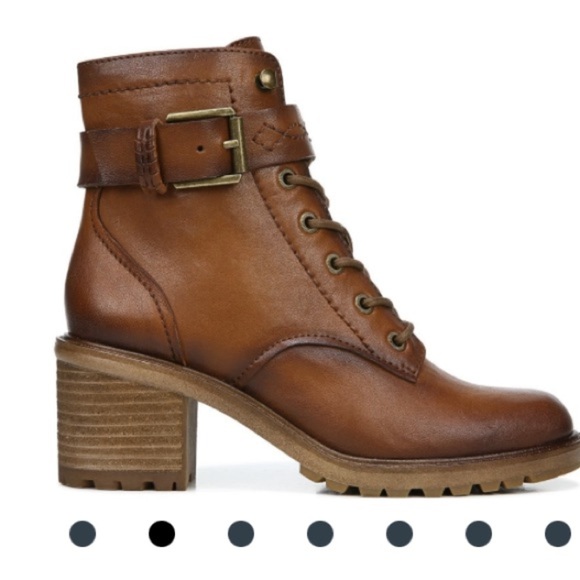 ZODIAC Gemma Lace Up Block Heel Boot SZ 7.5 - Picture 2 of 9